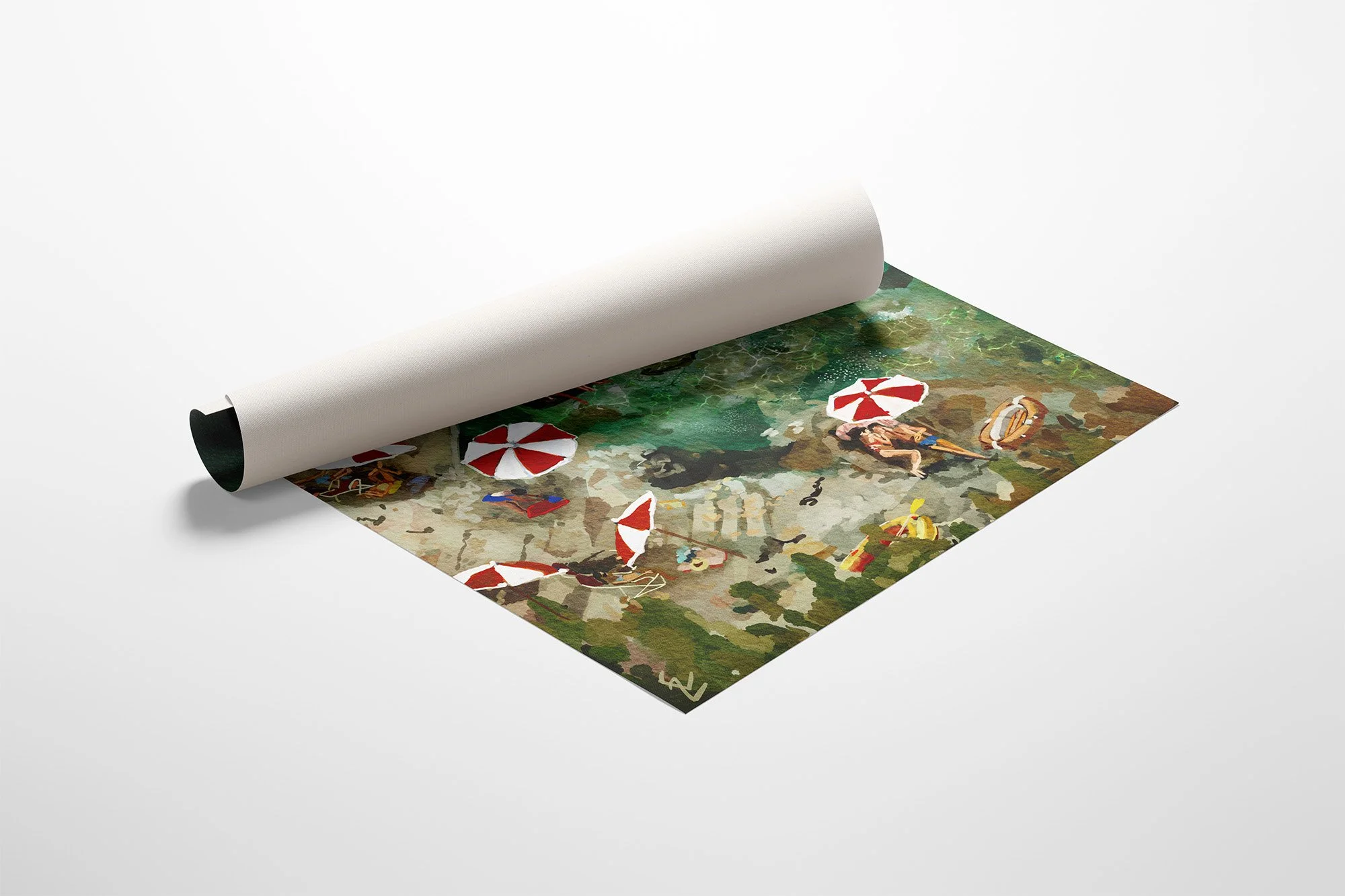 Luxury dinner - canvas — Ekaterina Zagorska Art